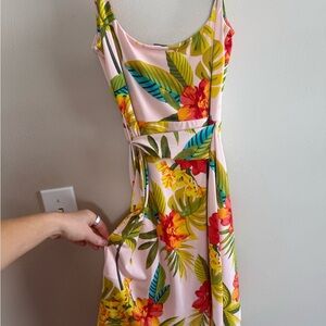 EUC Bar III Tropical & floral dress